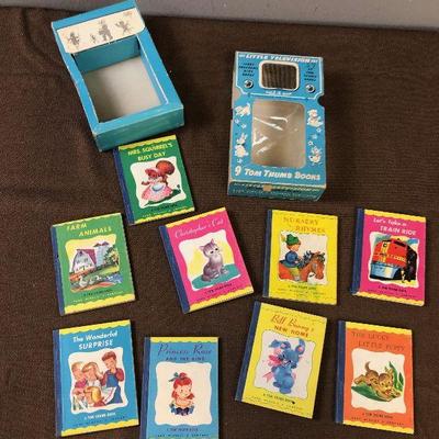 Lot #13 Set of Tom Thumb books my little television set 