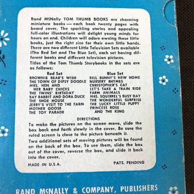 Lot #13 Set of Tom Thumb books my little television set 