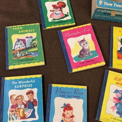 Lot #13 Set of Tom Thumb books my little television set 