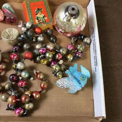 Lot #17 Lot of Antique Christmas bulb 