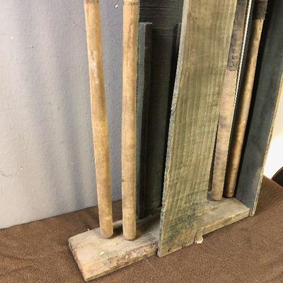 Lot #18 Croquet set - antique 