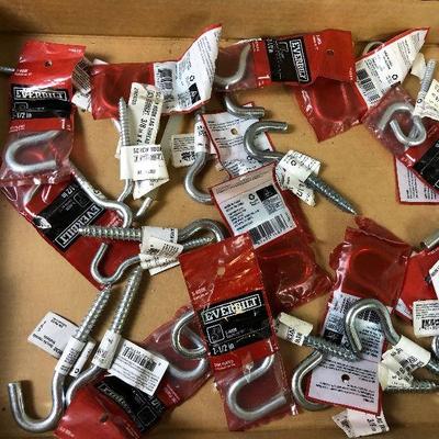 Lot #23 S Hooks and Screw Hooks 