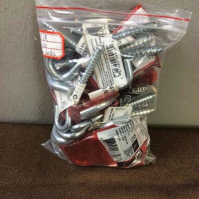 Lot #23 S Hooks and Screw Hooks 