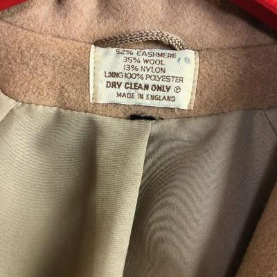 Lot #24 Woman's Cashmere Coat