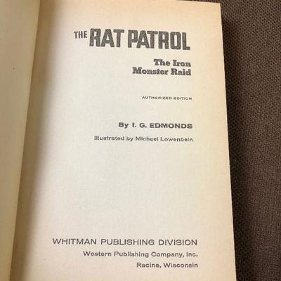 Lot #28 Rat Patrol and Garrison's Gorillas Young Adult Books
