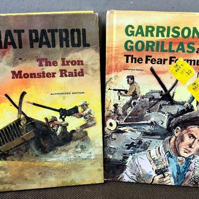 Lot #28 Rat Patrol and Garrison's Gorillas Young Adult Books