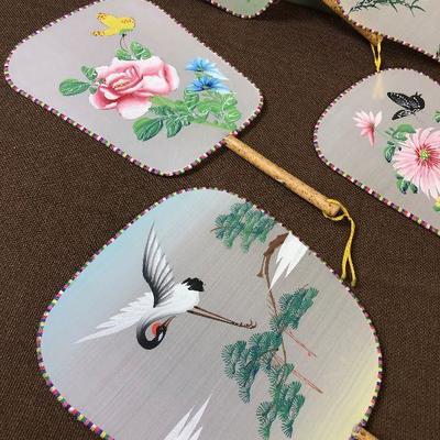 Lot #29 Chinese Hand painted silk Fans 