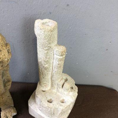 Lot #30 Amateur Sculpture Alien and Revolver