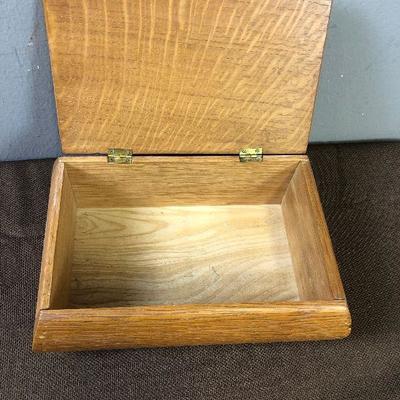 Lot #49 Awesome Wooden Oak Box 
