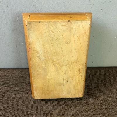 Lot #49 Awesome Wooden Oak Box 