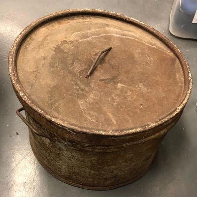 Lot #53 Drum or Barrell Metal 