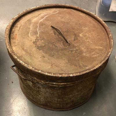 Lot #53 Drum or Barrell Metal 