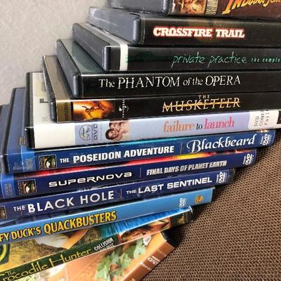 Lot #54 lot of 17 DVD's