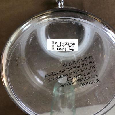 Lot #56 Water bottle glass & plastic Storage Container