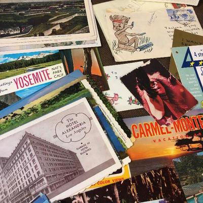 Lot #58 Postcards, Paper, Book Marks, Brochures, 