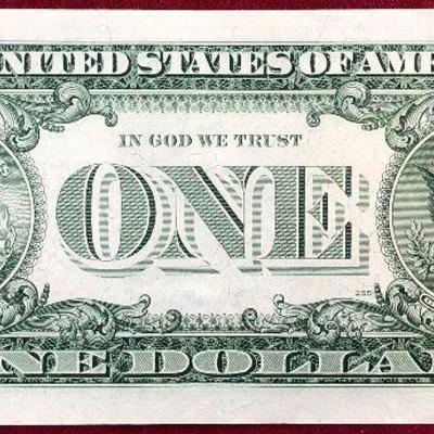 Lot #91 Series 1957 $1 Silver Certificate Blue Seal 