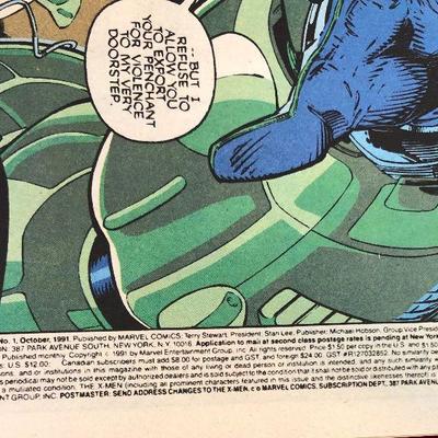 Lot #97 X-MEM #1 October 1991 Cover Variant 