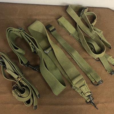 Lot # 110 Vintage US Military straps 