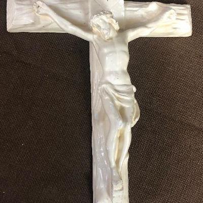 Lot # 115 Chalk Ware Crucifix 