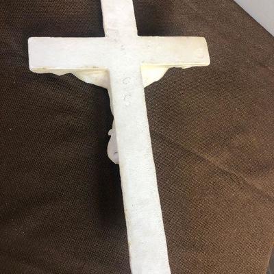 Lot # 115 Chalk Ware Crucifix 