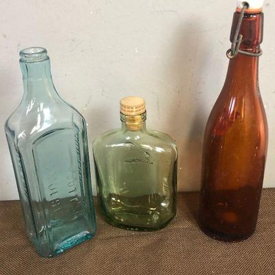 Lot # 116 (3) Vintage Bottles 