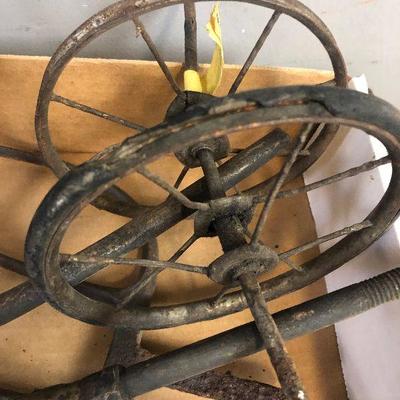 Lot # 122 Pile of Rusty Metal - Bolt cutter, Black Smith tools