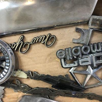 Lot # 125 Box of Car Emblems 