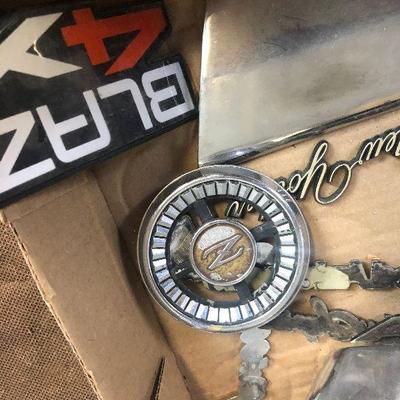 Lot # 125 Box of Car Emblems 