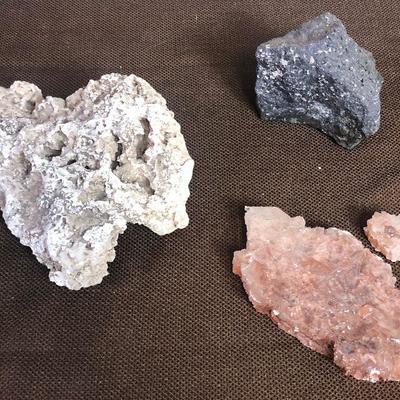 Lot #131 Rocks and Crystals, maybe iron Ore
