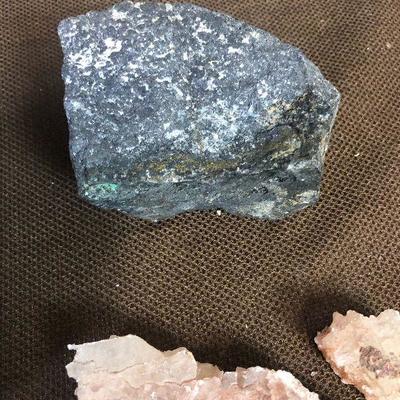 Lot #131 Rocks and Crystals, maybe iron Ore