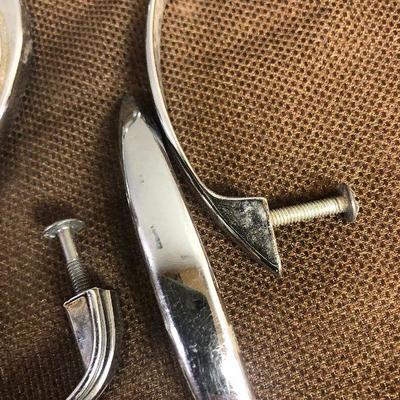 Lot # 143 Vintage chrome 7 Handles 