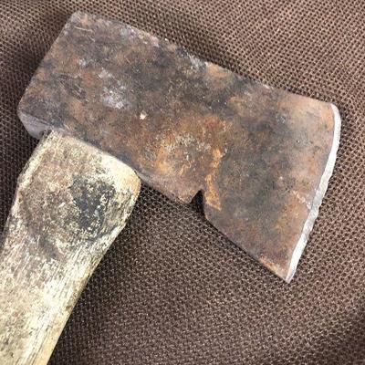 Lot # 148 Vintage Hatchet Wood handle 