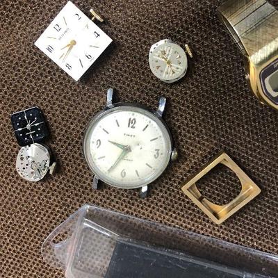 Lot # 169 Watch Lot: Watches, Parts and Pieces