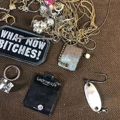 Lot # 170 Loose Jewelry Parts, Pieces "What Now Bitches?"  