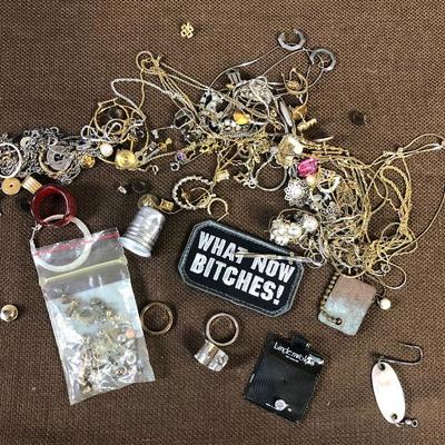 Lot # 170 Loose Jewelry Parts, Pieces "What Now Bitches?"  