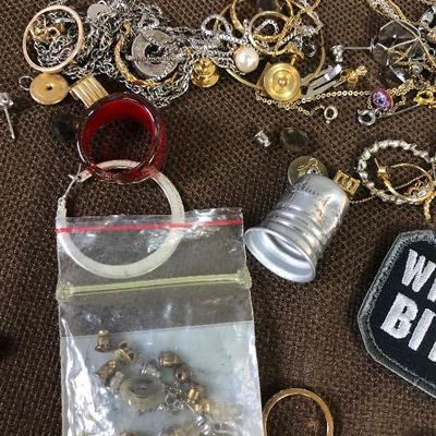 Lot # 170 Loose Jewelry Parts, Pieces "What Now Bitches?"  