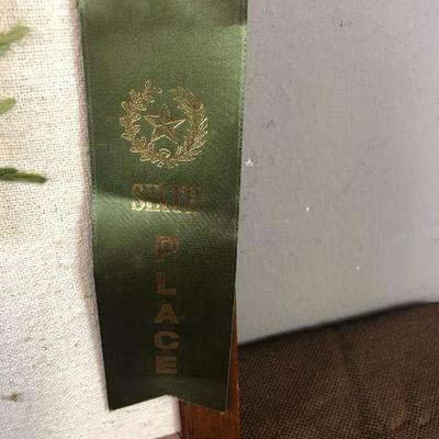 Lot # 174 6th  place Needle point Picture 