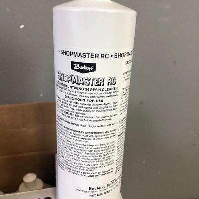 Lot # 186 Case of 6 bottle Buckeye Shopmaster Resin Clearner
