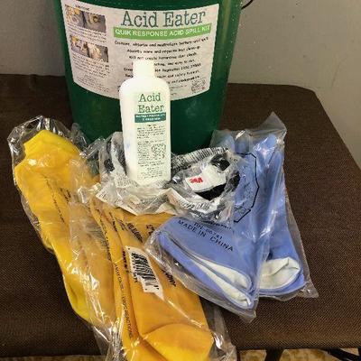 Lot # 187 Acid eater Quick response Spill Kit