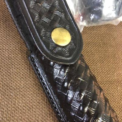 Lot # 192 Leather lot of 6 stinger cases Leather duty Belt