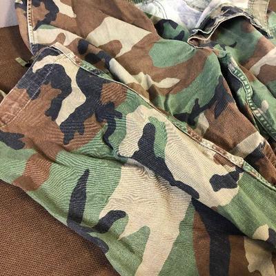 Lot # 193 Woodland Camo BDU Pants