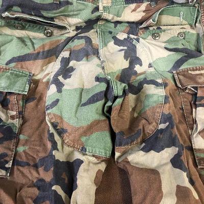 Lot # 193 Woodland Camo BDU Pants