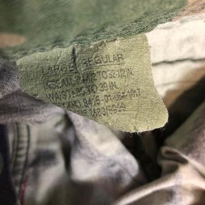 Lot # 193 Woodland Camo BDU Pants