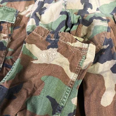 Lot # 193 Woodland Camo BDU Pants