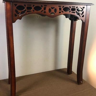 Lot # 194 Mahogany Entry Table 