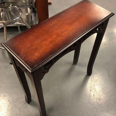 Lot # 194 Mahogany Entry Table 