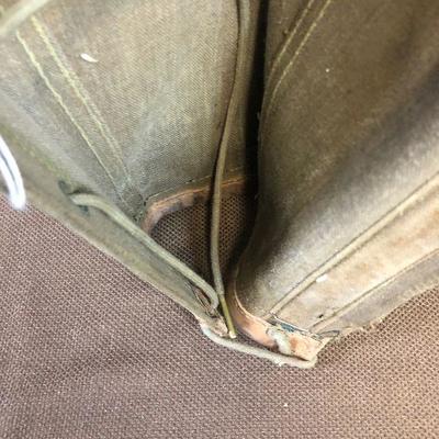 Lot # 198 Canvas & Leather Vintage Gators 100 years old