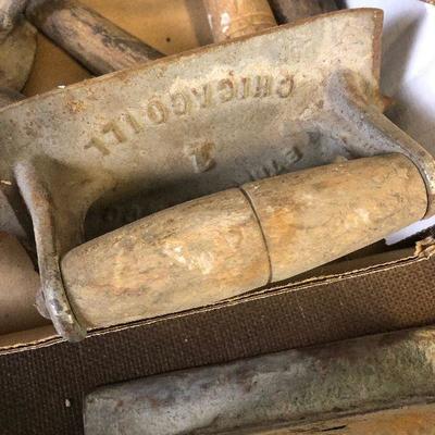 Lot # 203 Tools - concrete and bricklayer trowels 