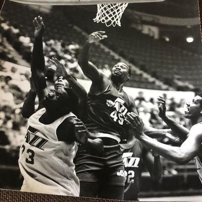 Lot # 204 Vintage Utah JAZZ Photo