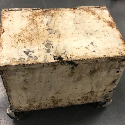 Lot # 211 Steel Rolling Tool Chest Lock Box